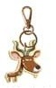 Keychain — AOA Kudu With Black Leather