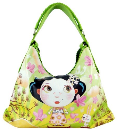 Toni — Geisha Lime With Custo Green Leather